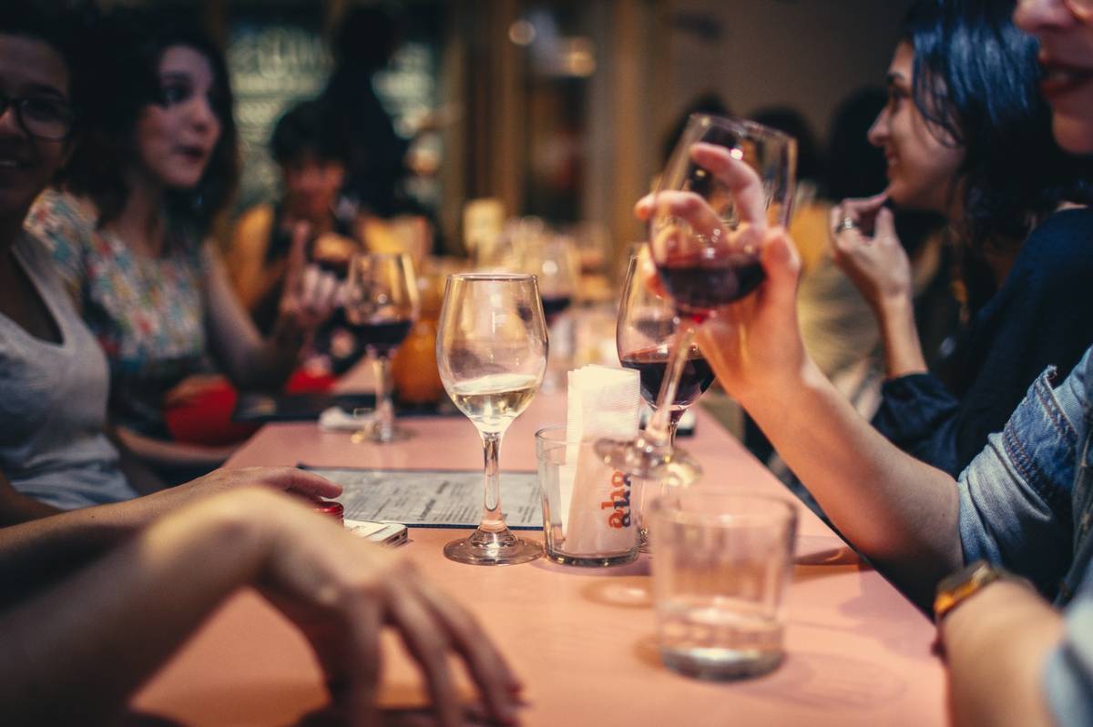 people in a bar